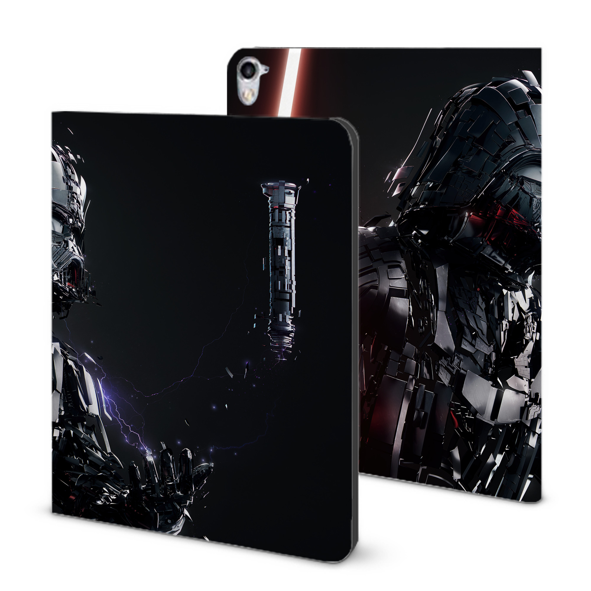 （画像用） スター・ウォーズ Star Wars IPad ケース ブック型 PUレザー TPU 耐衝撃 軽量 薄型 ペン収納なし 全面保護 IPad 各モデル対応